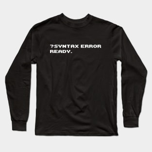 Syntax Error Retro Comp Long Sleeve T-Shirt